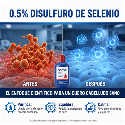 Champú Anticaspa Con Disulfuro De Selenio